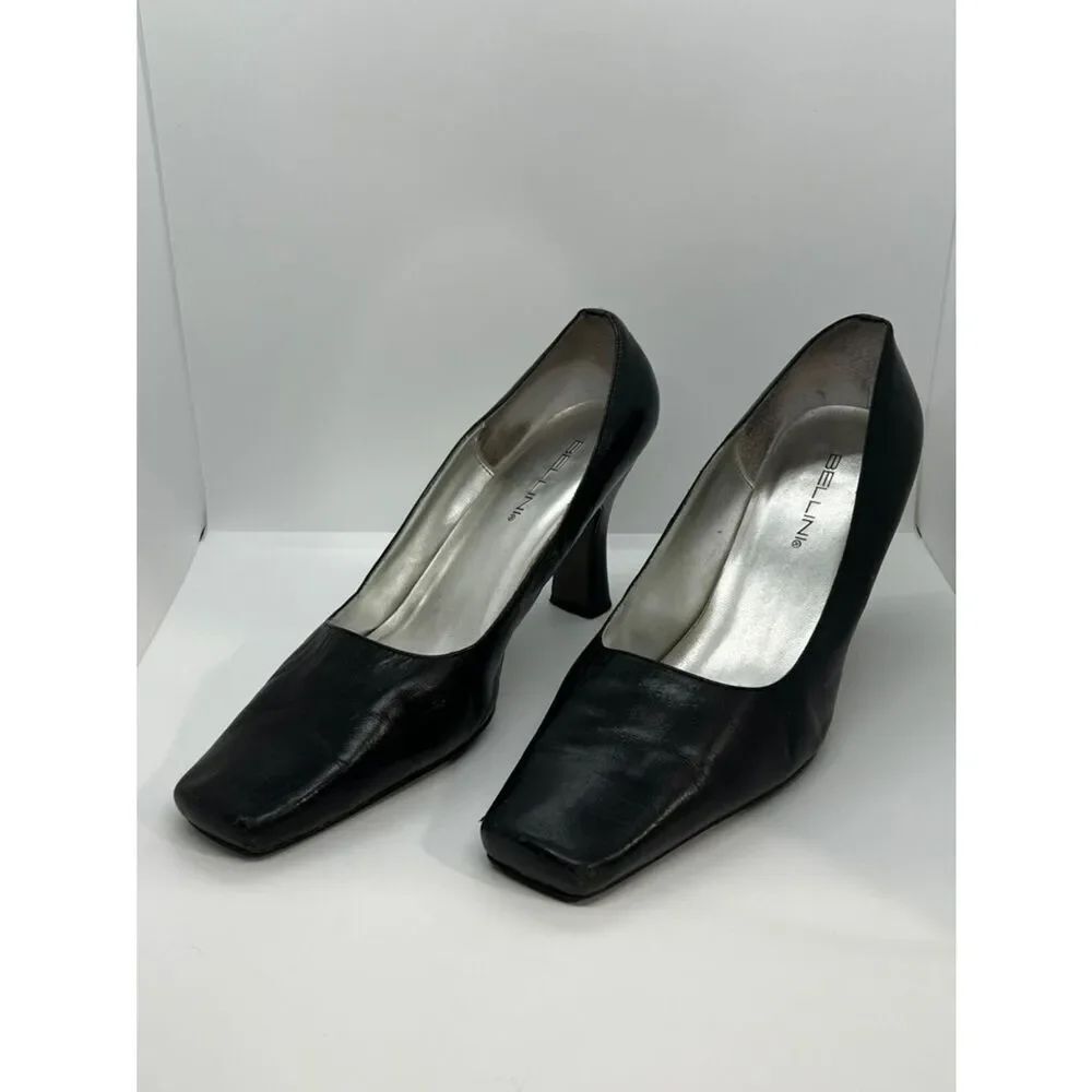 Black High Heel Pumps By Bellini. Size 11 Wide Width. L@@K!!!!!!!